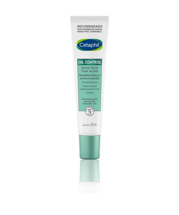 CETAPHIL OIL CONTROL SERÚM FACIAL TRIPLE ACCIÓN x30 ML