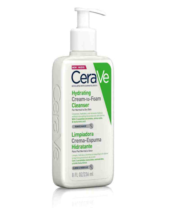 Limpiadora Crema Espuma Hidratante 236 ml Cerave Dermashop