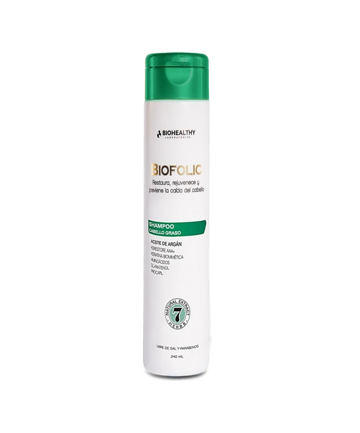 Biofolic Shampoo Graso  x 240 ml - Dermashop