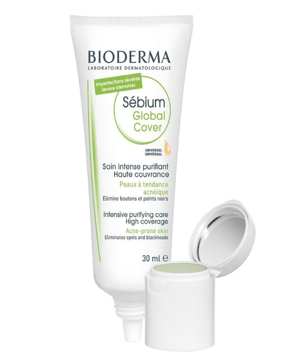 Sébium Global Cover Corrector Imperfecciones - Bioderma  30 ml - Dermashop