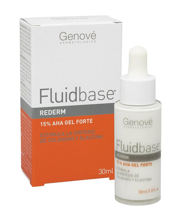 Fluidbase Rederm 15% Aha Gel Forte Despigmentante - Genové 30ml - Dermashop